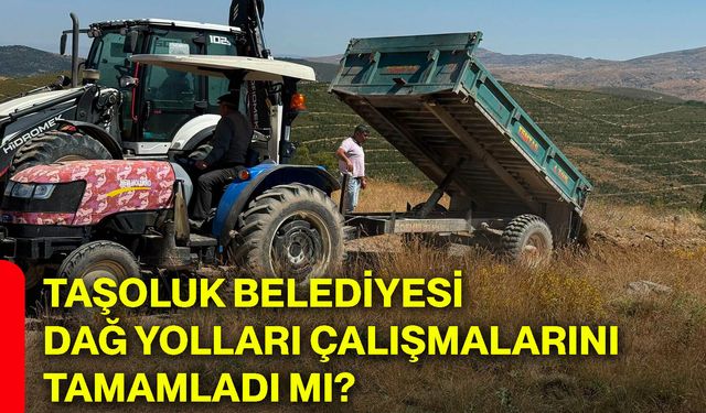 Taşoluk Belediyesi dağ yolları çalışmalarını tamamladı mı?