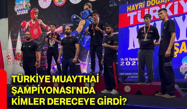 Türkiye Muaythai Şampiyonası'nda kimler dereceye girdi?