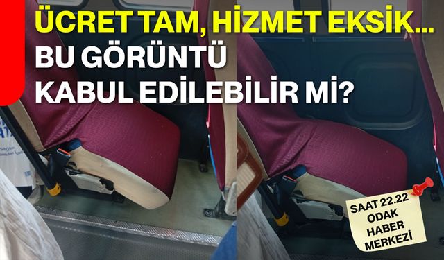 Ücret tam, hizmet eksik... Bu görüntü kabul edilebilir mi?