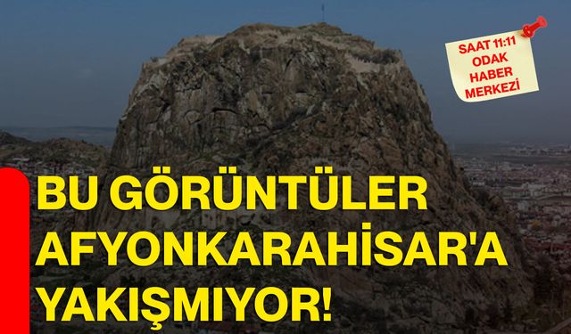 Bu görüntüler Afyonkarahisar'a yakışmıyor!