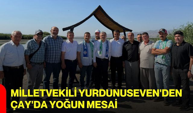 Milletvekili Yurdunuseven'den Çay'da yoğun mesai