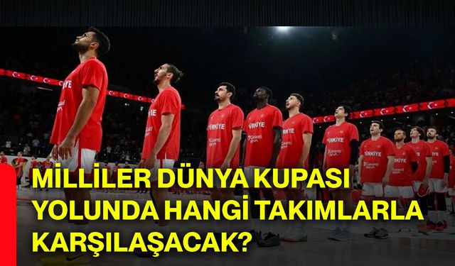 Milliler Dünya Kupası yolunda hangi takımlarla karşılaşacak?