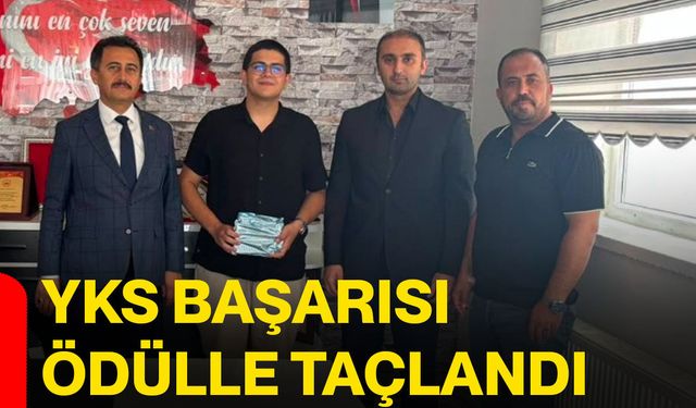 YKS başarısı ödülle taçlandı