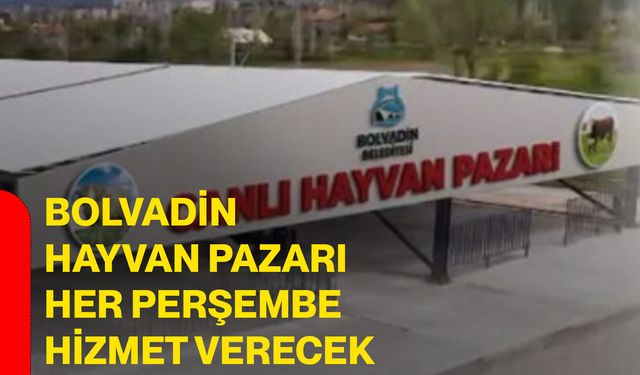 Bolvadin hayvan pazarı her Perşembe hizmet verecek