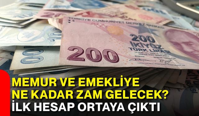 Memur ve emekliye ne kadar zam gelecek? İlk hesap ortaya çıktı