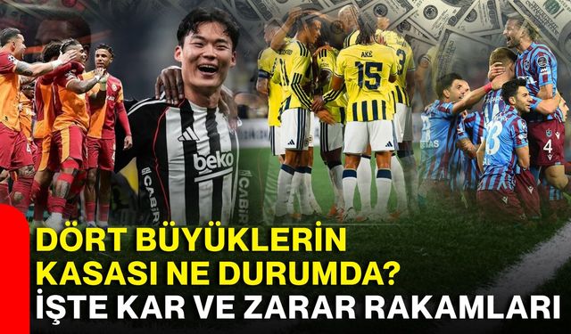 Dört büyüklerin kasası ne durumda? İşte kar ve zarar rakamları