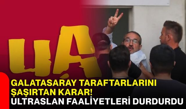 Galatasaray taraftarlarını şaşırtan karar! ultrAslan faaliyetleri durdurdu