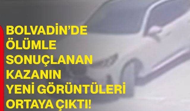 Bolvadin’de ölümle sonuçlanan kazanın yeni görüntüleri ortaya çıktı!