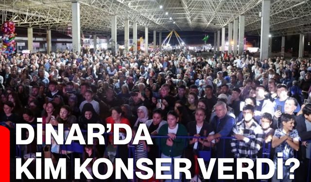 Dinar’da kim konser verdi?