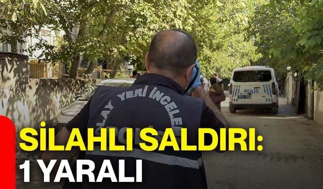 Silahlı saldırı: 1 yaralı