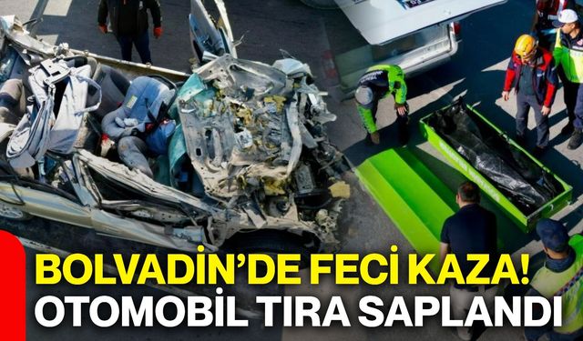 Bolvadin’de feci kaza! 1 kişi hayatını kaybetti