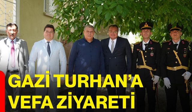 30 Ağustos’ta Gazi Turhan’a vefa ziyareti