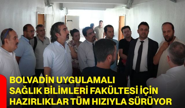 Bolvadin Uygulamalı Sağlık Bilimleri Fakültesi için hazırlıklar tüm hızıyla sürüyor