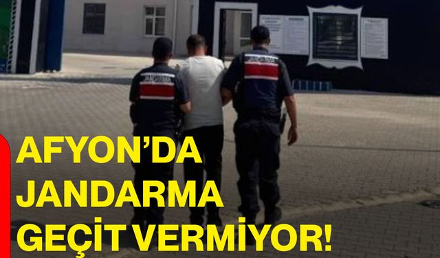 Afyon’da jandarma geçit vermiyor!