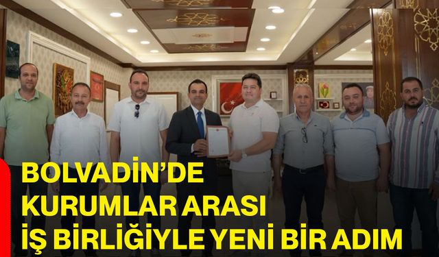 Bolvadin’de kurumlar arası iş birliğiyle yeni bir adım