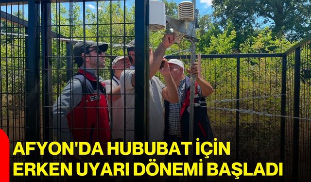 Afyon'da hububat için erken uyarı dönemi başladı