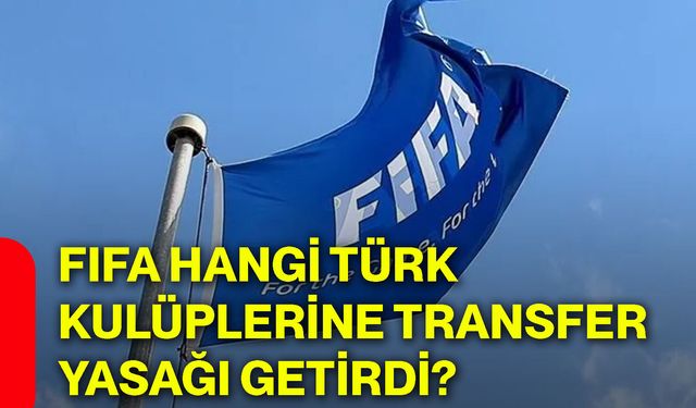 FIFA hangi Türk kulüplerine transfer yasağı getirdi?