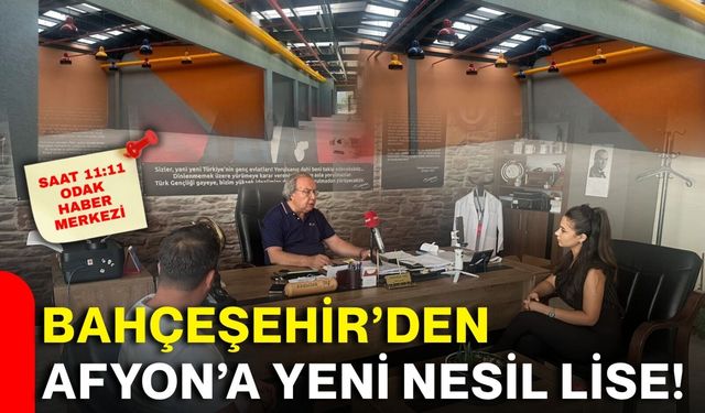 Bahçeşehir’den Afyon’a yeni nesil lise!