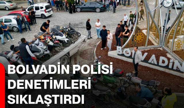 Bolvadin polisi denetimleri sıklaştırdı