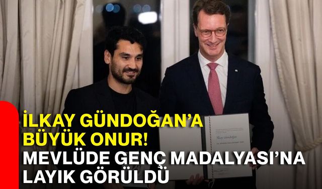 İlkay Gündoğan’a büyük onur! Mevlüde Genç Madalyası’na layık görüldü