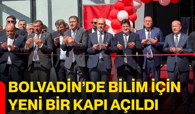 Bolvadin’de bilim için yeni bir kapı açıldı