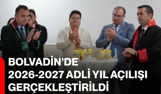 Bolvadin’de 2026-2027 Adli Yıl açılışı gerçekleştirildi