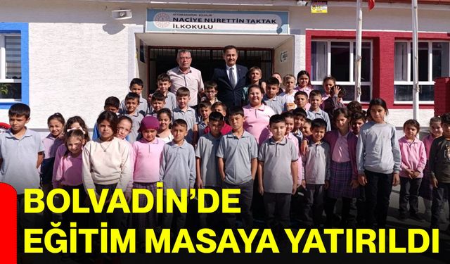 Bolvadin’de eğitim masaya yatırıldı