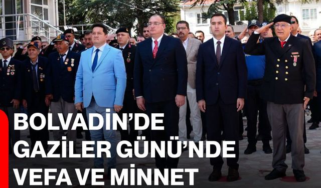 Bolvadin’de Gaziler Günü’nde vefa ve minnet