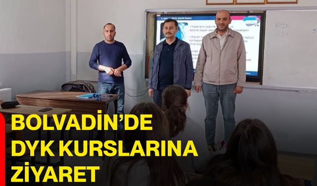 Bolvadin’de DYK kurslarına ziyaret