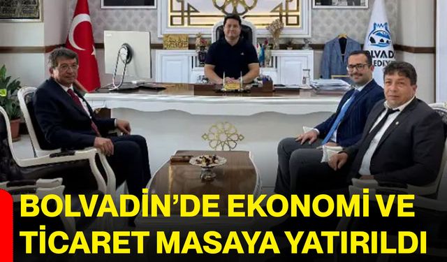 Bolvadin’de ekonomi ve ticaret masaya yatırıldı