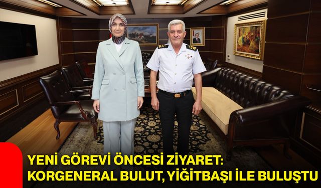 Yeni görevi öncesi ziyaret: Korgeneral Bulut, Yiğitbaşı ile buluştu