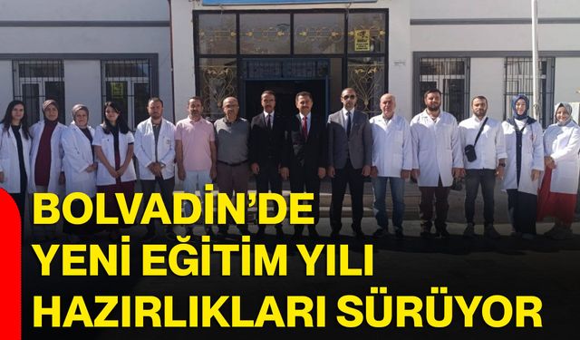 Bolvadin’de yeni eğitim yılı hazırlıkları sürüyor