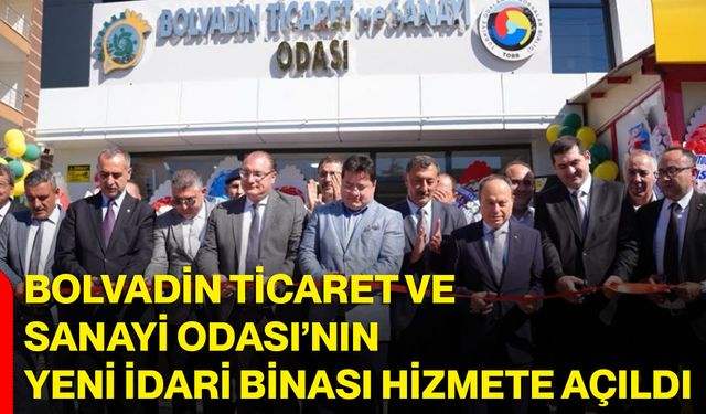 Bolvadin Ticaret ve Sanayi Odası’nın yeni idari binası hizmete açıldı