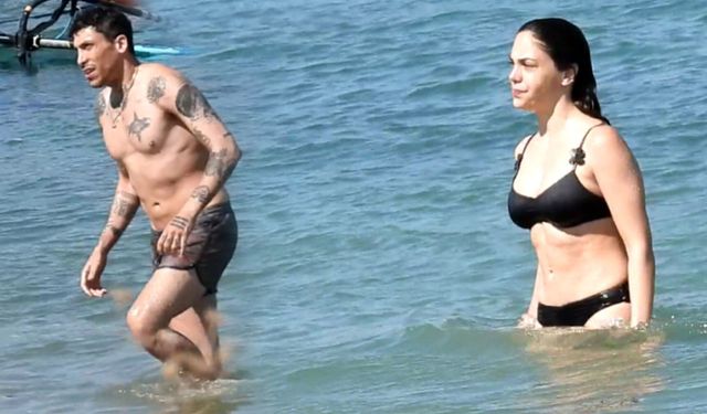Öykü Karayel ile Can Bonomo’nun çeşme tatili devam ediyor