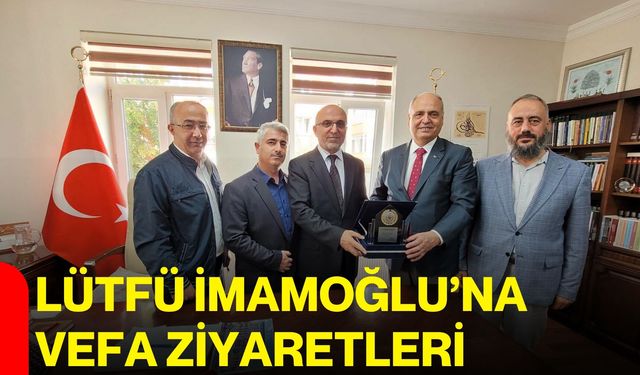 Lütfü İmamoğlu’na vefa ziyaretleri