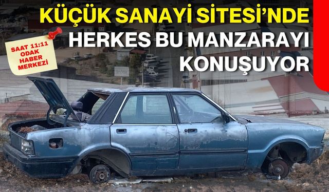 Küçük Sanayi Sitesi’nde herkes bu manzarayı konuşuyor