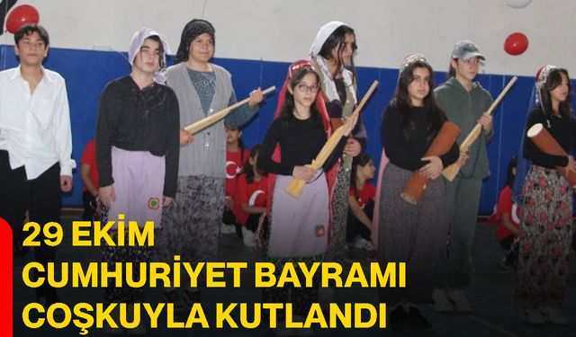 29 Ekim Cumhuriyet Bayramı coşkuyla kutlandı