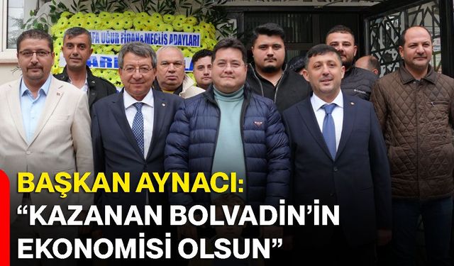 Başkan Aynacı: “Kazanan Bolvadin’in ekonomisi olsun”
