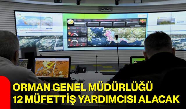 Orman Genel Müdürlüğü 12 Müfettiş Yardımcısı alacak