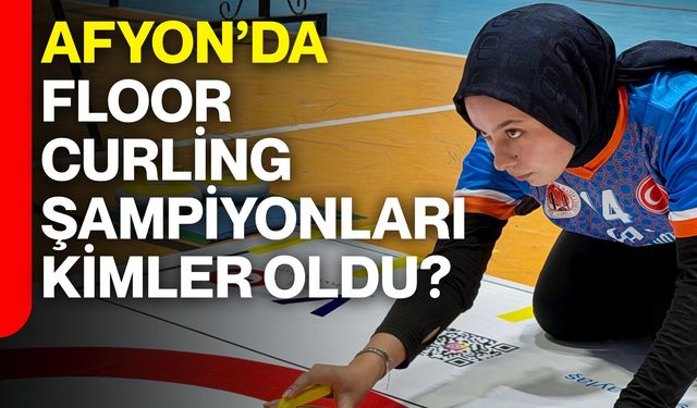 Afyon’da Floor Curling Şampiyonları kimler oldu?