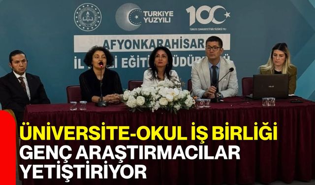 Üniversite-okul iş birliği genç araştırmacılar yetiştiriyor