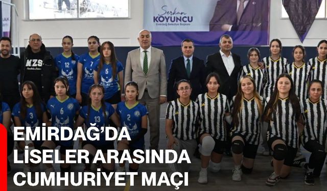 Emirdağ’da liseler arasında Cumhuriyet maçı
