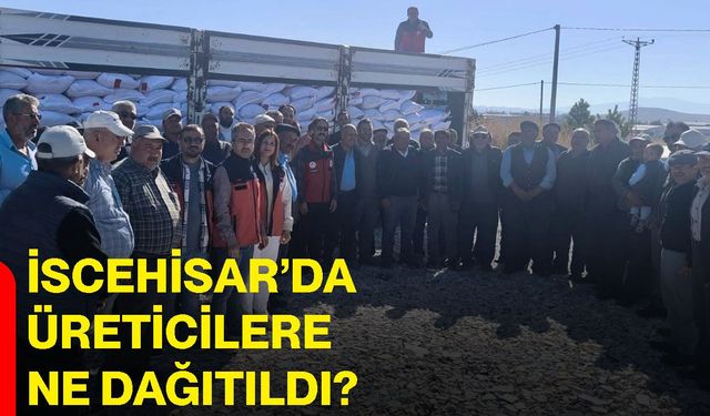 İscehisar’da üreticilere ne dağıtıldı?