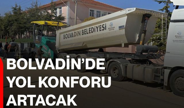Bolvadin’de yol konforu artacak