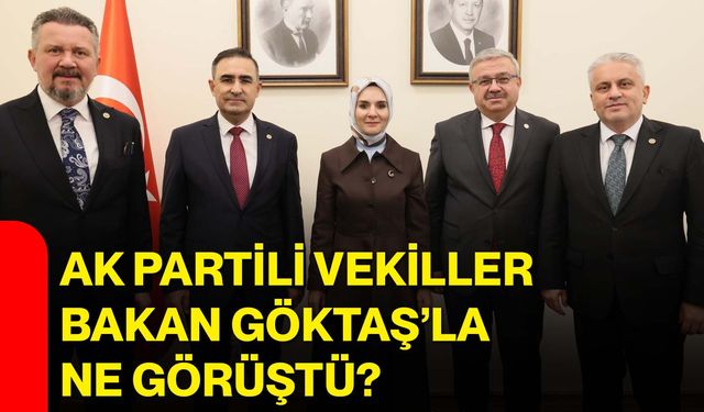 AK Partili Vekiller Bakan Göktaş’la ne görüştü?