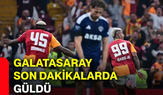 Galatasaray son dakikalarda güldü