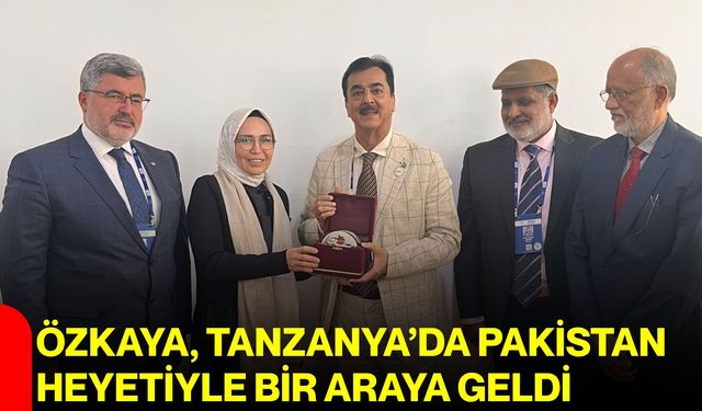 Özkaya, Tanzanya’da Pakistan Heyetiyle bir araya geldi