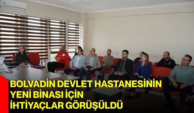Bolvadin Devlet Hastanesinin yeni binası için ihtiyaçlar görüşüldü