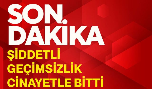 Şiddetli geçimsizlik cinayetle bitti