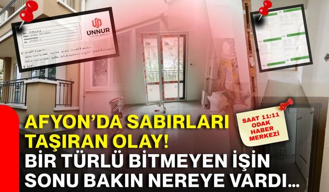 Afyon’da sabırları taşıran olay! Bir türlü bitmeyen işin sonu bakın nereye vardı…